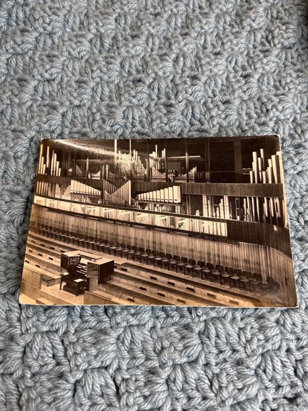 Royal Festival hall Lambeth London Organ Postcard